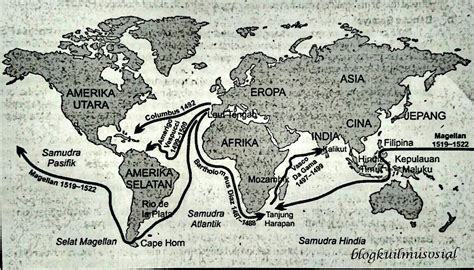 Rute Perjalanan Bangsa Eropa Portugis Spanyol Inggris Dan Belanda