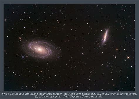 Bodes Galaxy And The Cigar Galaxy Fotospot