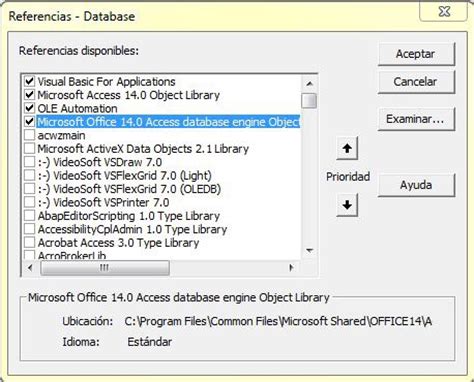 Configurar Microsoft Access para utilizar ADO Access Excel VBA y más