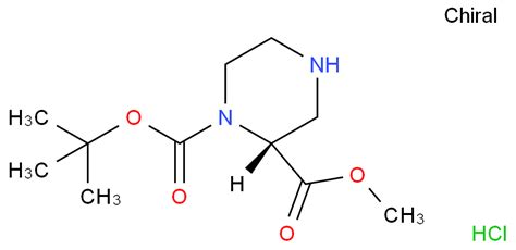 R N Boc Piperazine Carboxylic Acid Methyl Ester Hcl