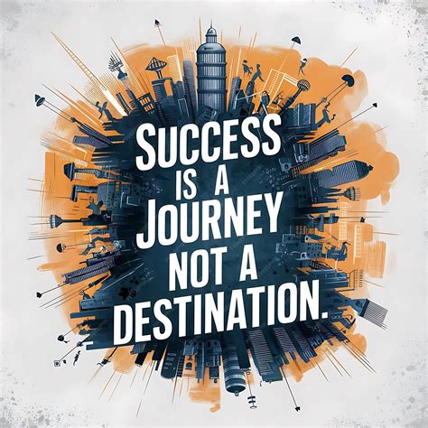 Premium Photo | Success is a journey Tshirt Design Motivational Quote