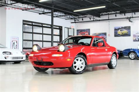 1990 Mazda Mx 5 Miata 12892 Miles Classic Red Convertible 1 6l Na I4 Double Ove Used Mazda Mx