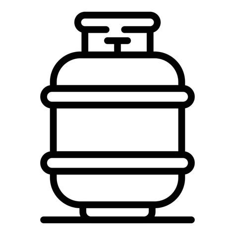 Compact Gas Cylinder Icon Outline Style 15675732 Vector Art At Vecteezy