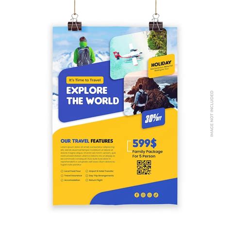 travel expo flyer psd high quality  psd templates