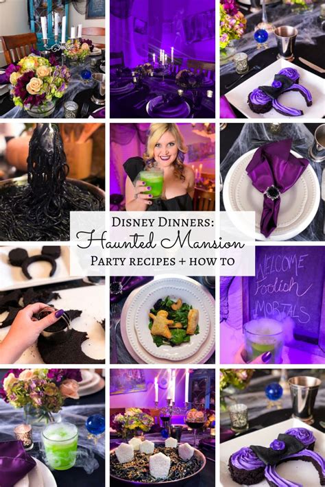 Disney Halloween Haunted Mansion Party ideas recipes | Haunted mansion ...