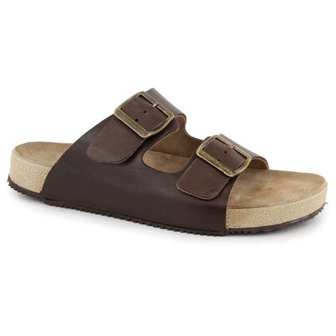 Sandalia Birken Masculina Em Couro Floater Cafe Submarino