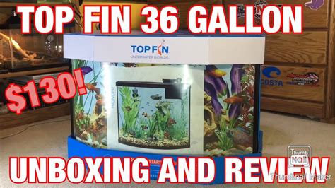 Top Fin Gallon Bowfront Unboxing And Review My Biggest Aquarium Yet