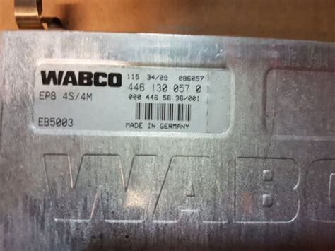 Wabco Mercedes Benz Actros Control Unit Epb Ii Ebay