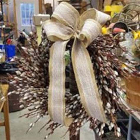 Pussy Willow Wreath Etsy