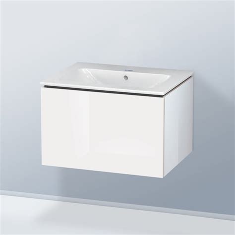 Duravit ME By Starck Vasque Avec Meuble Bas 1 Tiroir Blanc Ultra