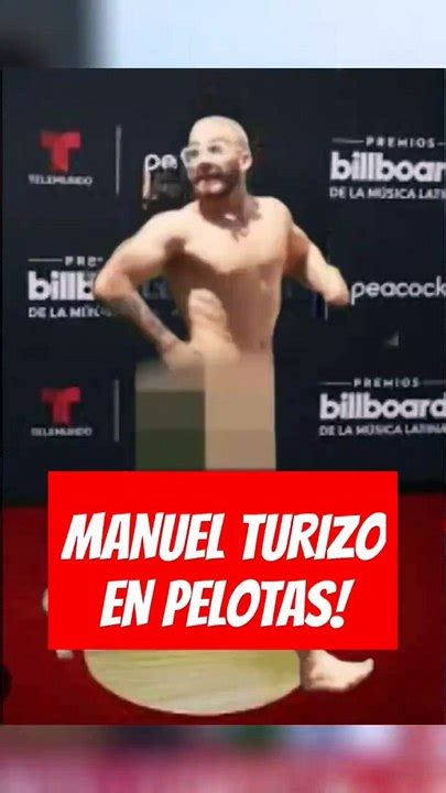 Manuel Turizo Desnudo En La Alfombra De Los Premios Billboard