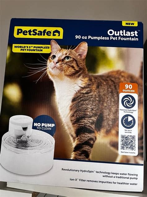 Petsafe Outlast Pumpless Water Fountain For Pets Fl Oz Petco