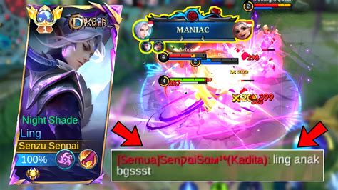 LING FASTHAND MAKE ENEMY ANGRY MANIAC With 999 IQ ONE SHOT KILL