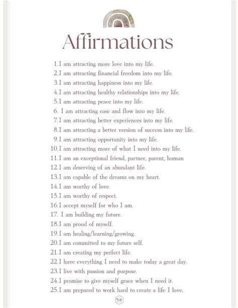 affirmations prompts