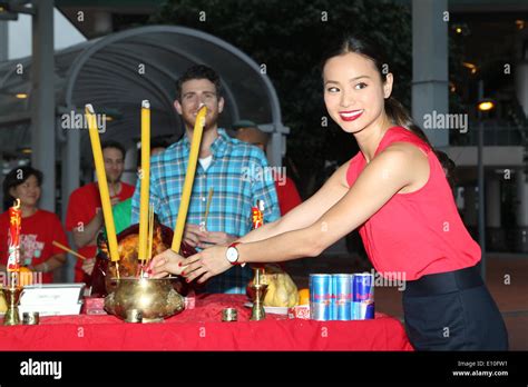 Actress Jamie Chung Attends Pray Ceremony Of Film It`s Already Tomorrow