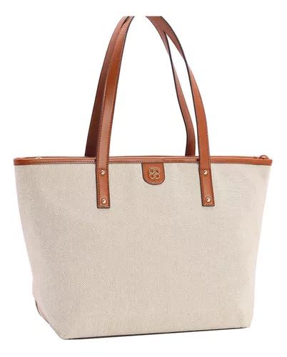 Bolsa Feminina Grande Chenson Original Tecido Canvas 3382711 MercadoLivre