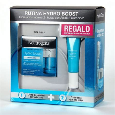 Neutrogena Pack Hydro Boost Crema Gel Y Contorno De Ojos Anti Fatiga