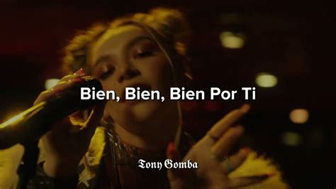 SOFIA CASTRO BIEN POR TÍ LETRA LYRICS MUSIC VÍDEO YouTube