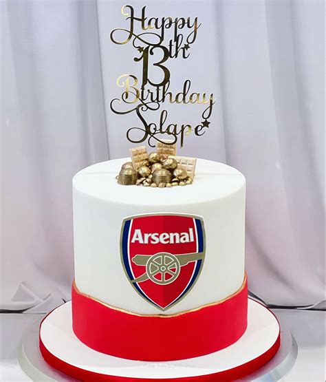 Arsenal Cake Birthday Cakes For Men Cupcake Cake Designs Football