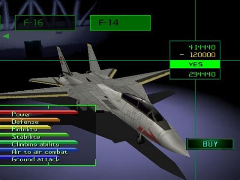 Screenshot of Ace Combat 2 (PlayStation, 1997) - MobyGames