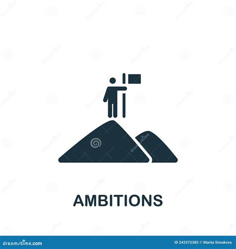 Ambitions Icon Set Premium Symbol In Different Styles From