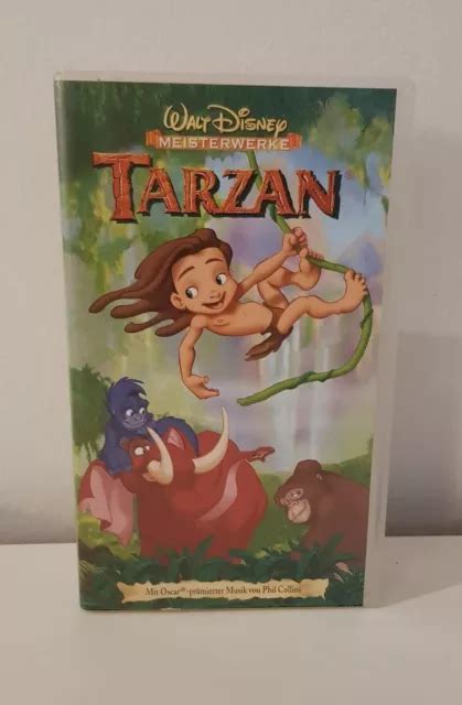 Tarzan Walt Disney Vhs Videokassette Eur Picclick De