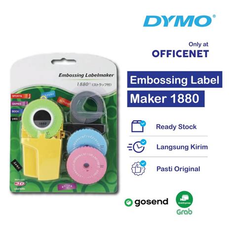 Jual Dymo 1880 Manual Label Maker Emboss Plastick Pvc Shopee Indonesia