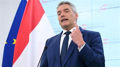 Österreich Nehammer schließt Koalition mit Kickl endgültig aus