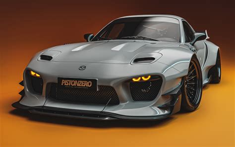 PISTONZERO S MAZDA RX7 FD3S WIDEBODY RESTOMOD Behance