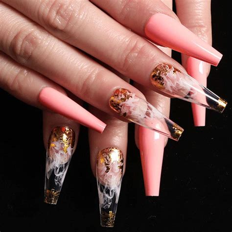 Nail Art Barbie Pink Cloudy Skies Cloud Luxury Press On Nails Jewelry