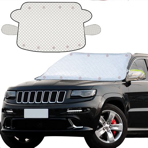 Magnetic Car Windscreen Cover Ice Frost Shield Snow Protector Sun Shade