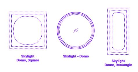 Skylight - Dome Dimensions & Drawings | Dimensions.com