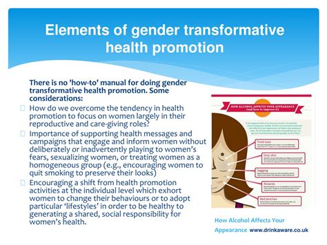 Ppt Gender Transformative Health Promotion Powerpoint Presentation