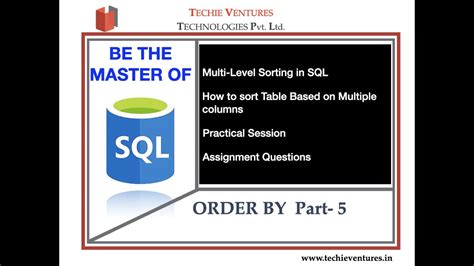 Sql Order By Part 5 Ordering Based On Multiple Columns Interview