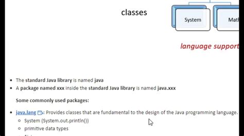 Java Standard Library Hierarchy Youtube