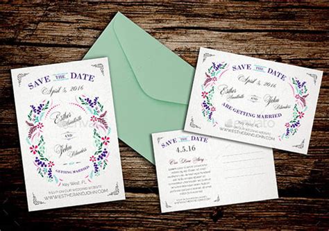 Free Save The Date Postcard Templates Creative Design Templates