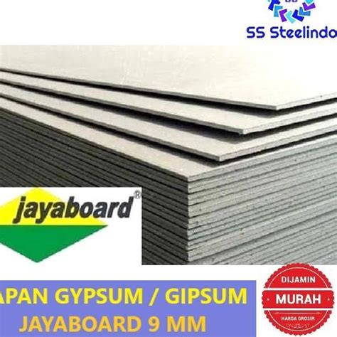 Jual Depan Papan Plafon Gypsum Gipsum Jayaboard Mm Cm X Cm