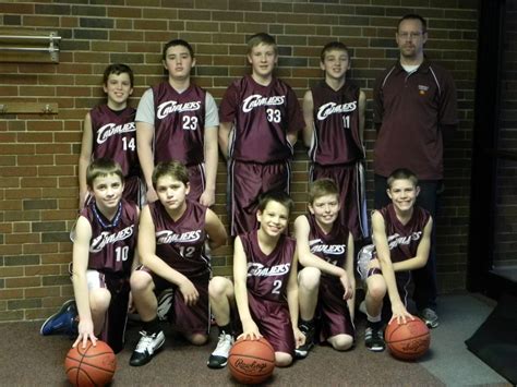 Boys Junior High Basketball Springfield Cavaliers Sports League