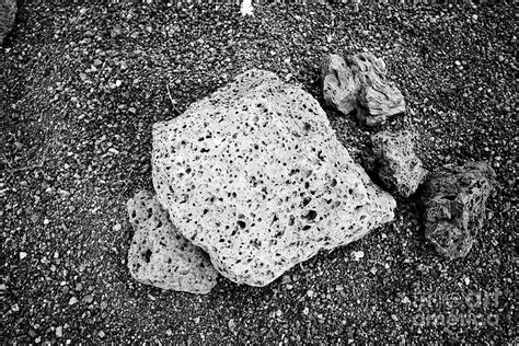 Volcanic Rocks Lying On Picon Volcanic Ash Lanzarote Canary Islands