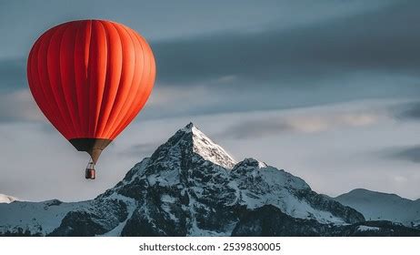 High Resolution Photo Red Hot Air AI Generated Image Shutterstock