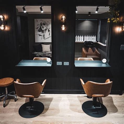 Salon Interior Design Inspo Dark Naturalist Salon Furniture