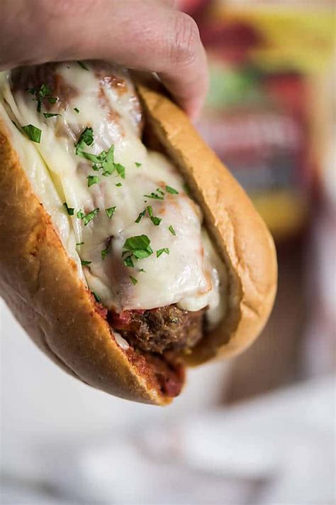 Crock Pot Meatball Sandwiches Easy Dinner Recipe Real Housemoms