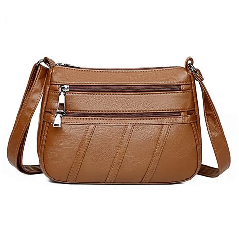 Yogodlns Casual Frauen Gro E Kapazit T Messenger Bag Pu Leder Schulter