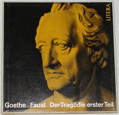 GOETHE Faust Der Tragödie erster Teil Vinyl