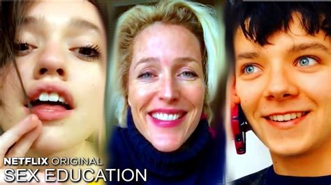 Sex Education Tv Series Cast Funny Moments Youtube