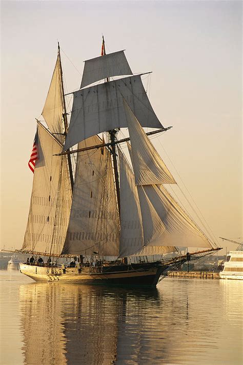 The Pride Of Baltimore Clipper Ship By George Grall Old Sailing Ships