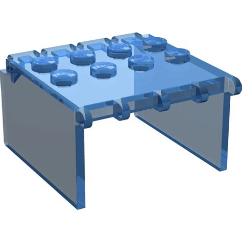 Lego Transparent Dark Blue Windscreen X X Canopy Extender