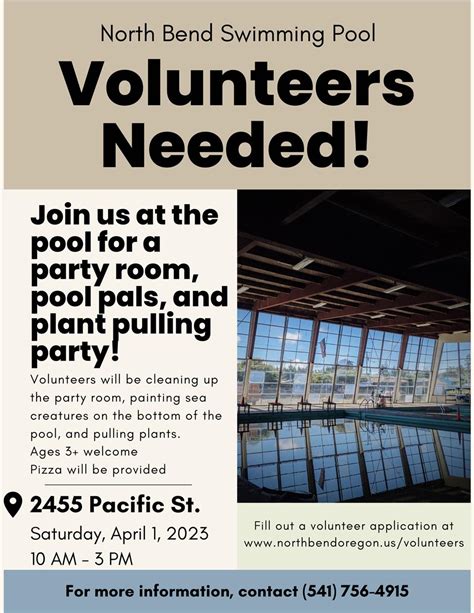 North Bend Swimming Pool Volunteer Day