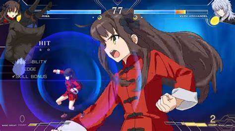 Melty Blood Type Lumina Miyako Vs Vlov Gameplay Niche Gamer