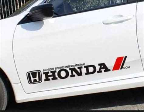 Jual Jdm Sticker Mobil Honda Sticker Body Samping Model Honda All Mobil